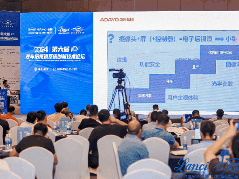 ADAYO華陽(yáng)參加(jia)瀾社(she))2024汽車(che)後(hou)視鏡係(xi)統創新(xin)技(ji)術(shù)論壇